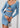 Maygel Coronel Lorena Dress in Steel Blue