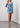 Maygel Coronel Lorena Dress in Steel Blue
