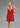 Avenue 8 Lace Detailed Red Dress