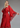 Avenue 8 Lace Detailed Red Maxi Robe