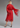 Avenue 8 Lace Detailed Red Maxi Robe