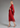 Avenue 8 Lace Detailed Red Maxi Robe